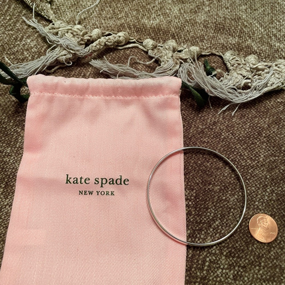 Kate Spade Silver-Lining Idiom Bangle - Picture 2 of 2